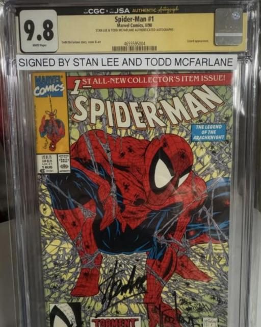 Spider-Man #1 (1990) CGC 9.8 signed by Stan Lee and Todd McFarlane